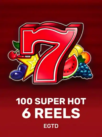 100 Super Hot 6 Reels game tile